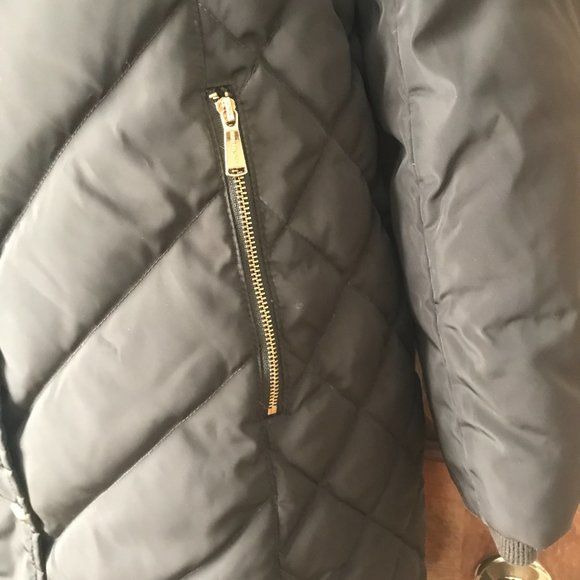 MICHAEL Michael Kors Brown Down Coat w/Detachable Hood Medium - Picture 4 of 14